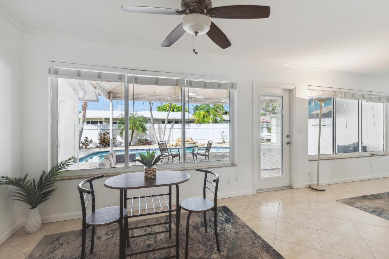 Chic Fort Lauderdale House With Private Pool מראה חיצוני תמונה