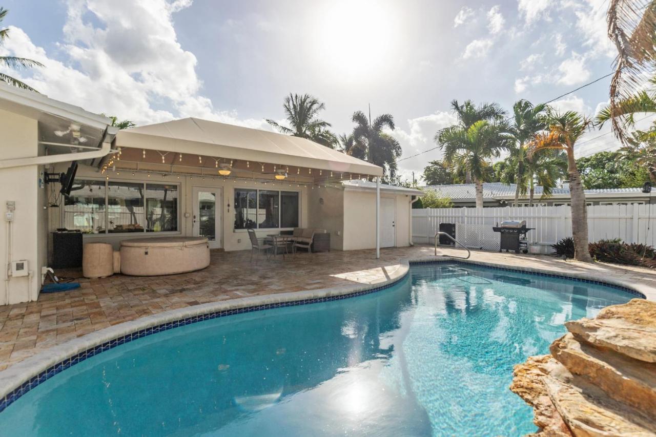 Chic Fort Lauderdale House With Private Pool מראה חיצוני תמונה