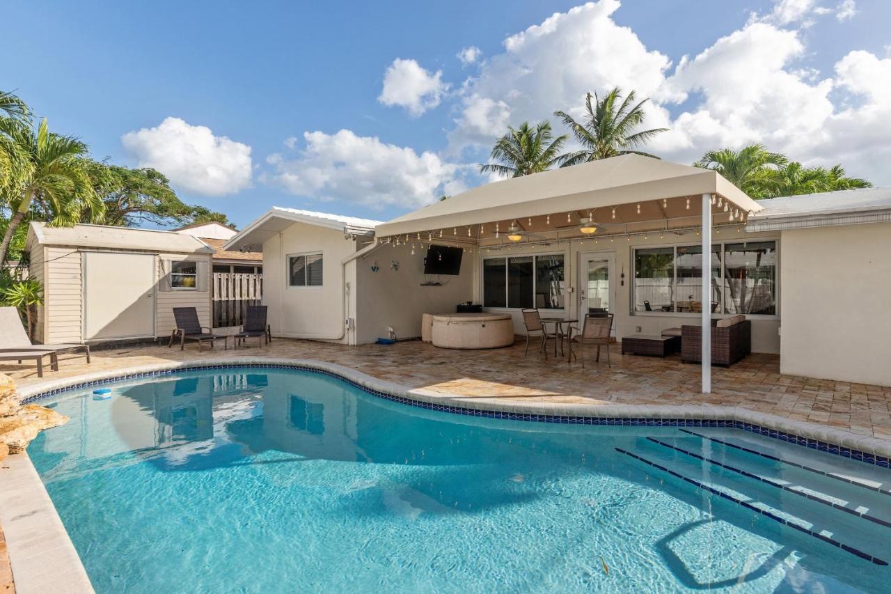 Chic Fort Lauderdale House With Private Pool מראה חיצוני תמונה
